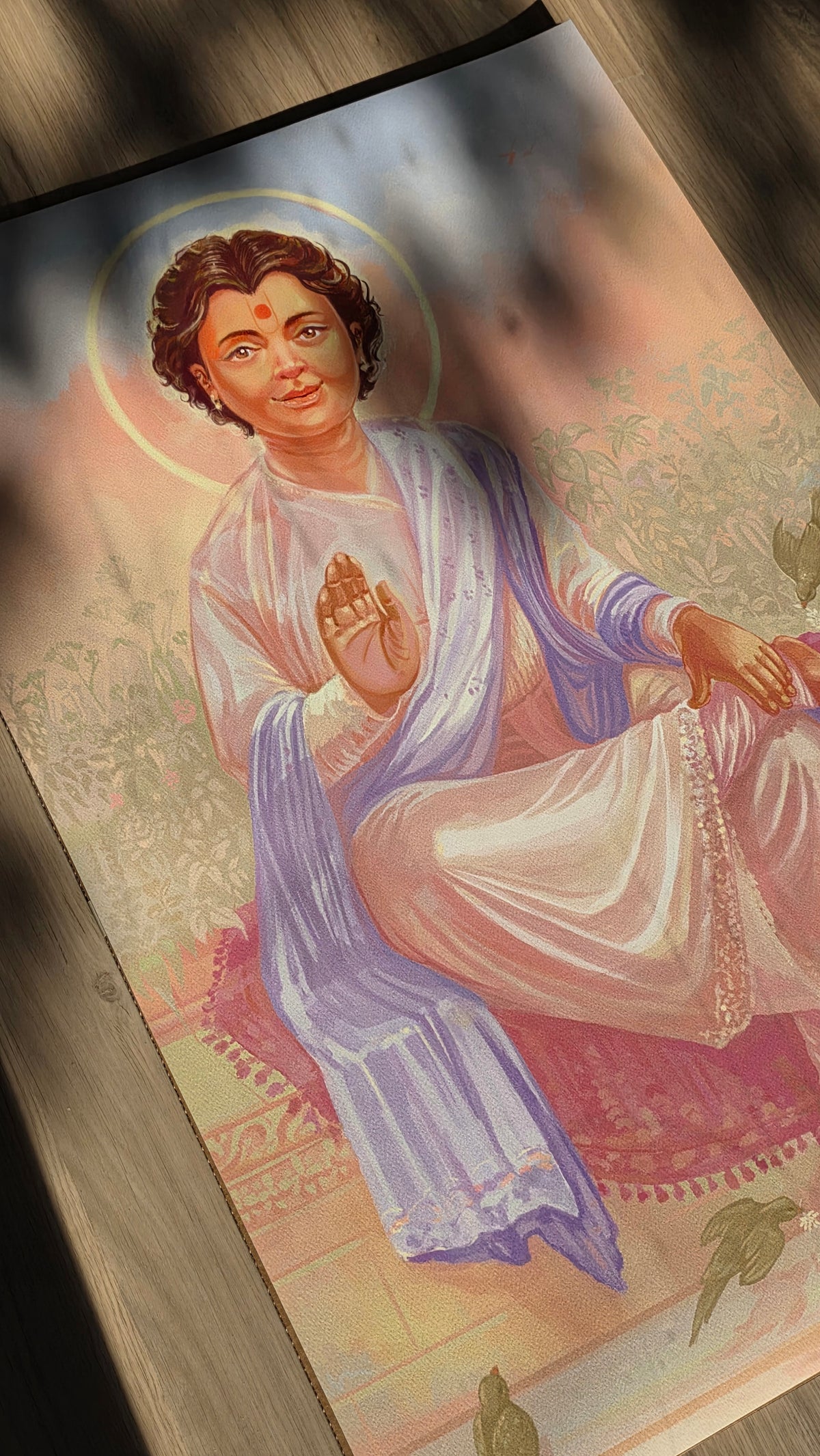 Shri Ghanshyam Maharaj Premium Watercolor Art Print by Jaykishan Patel