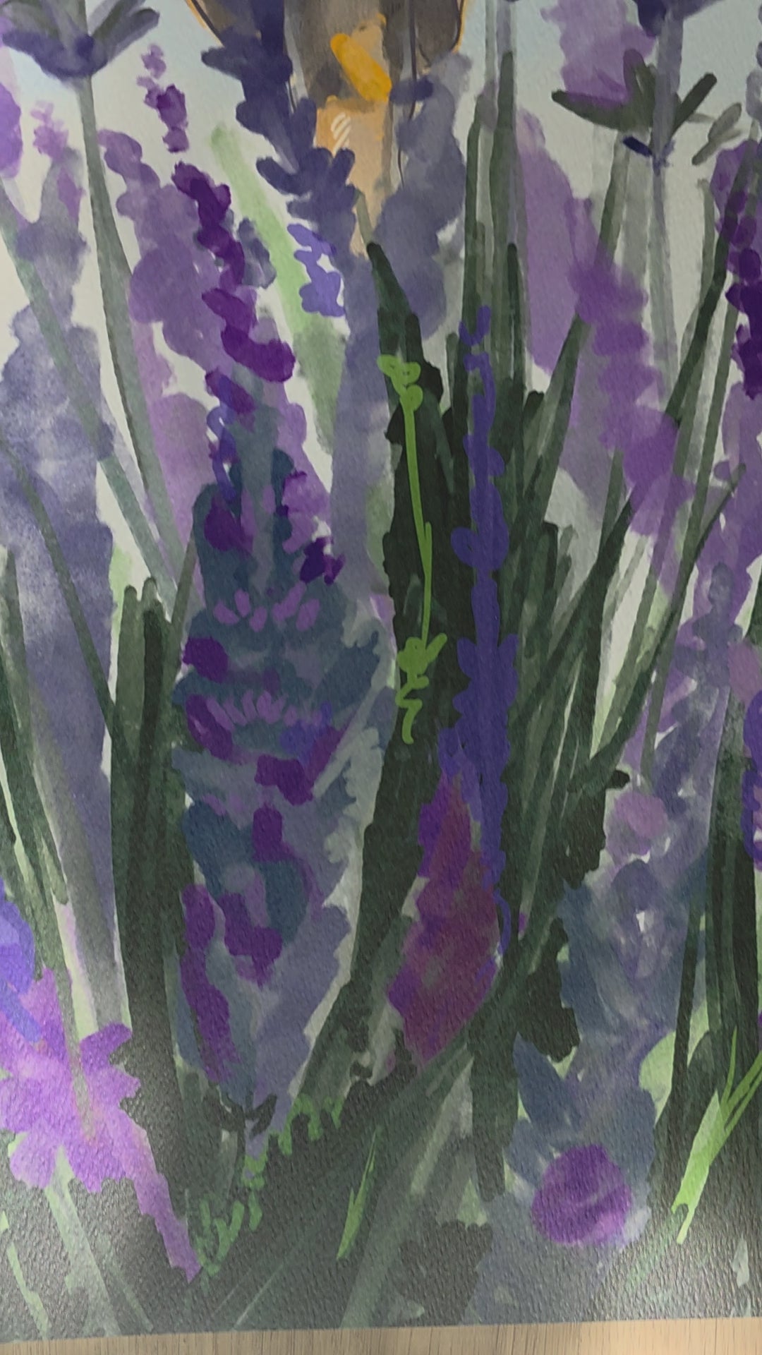 Varni in Lavender Premium Watercolor Art Print by Jaykishan Patel